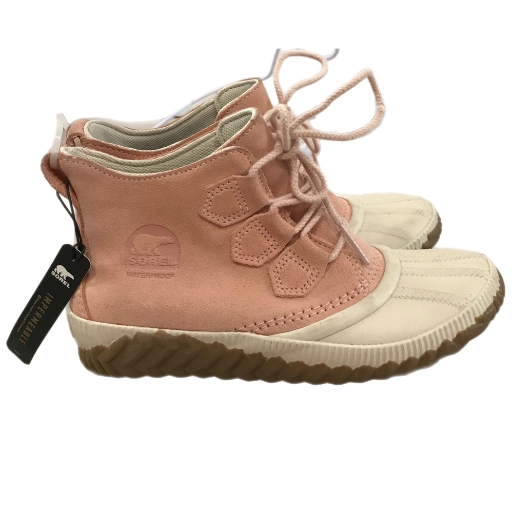 Sorel Pink & Ivory Out N About Duck Boot